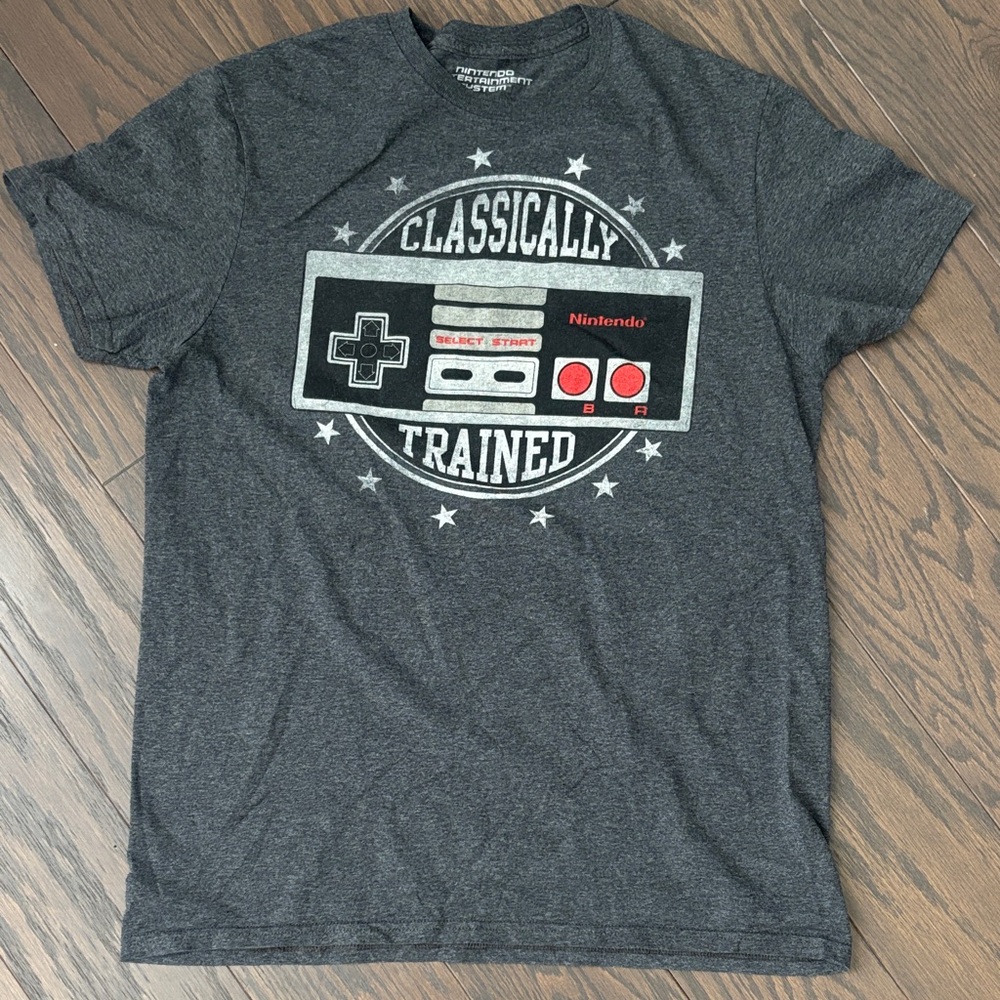 Nintendo Classically Trained T-Shirt - Dark Gray